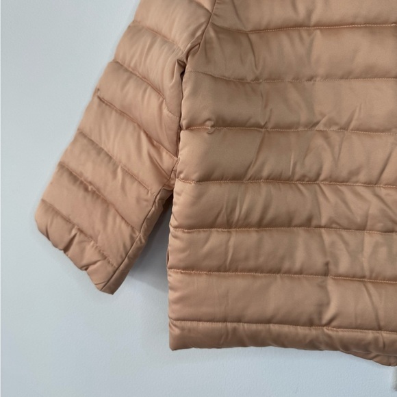 Elisabetta Franchi Peach Quilted Crop Coat - Size 46 (US 10) - Picture 17 of 17